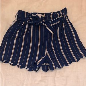 Tie Front Shorts